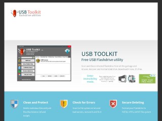 Screenshot sito: USB Toolkit