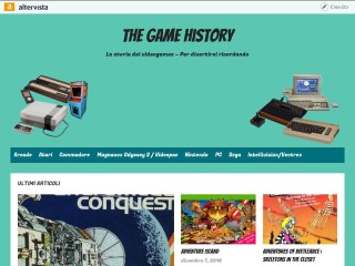 Screenshot sito: The Game History
