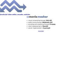 Screenshot sito: MovieMasher