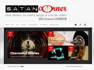 Screenshot sito: Satancorner.it