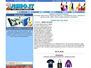 Screenshot sito: Jimbo - Comics On Line
