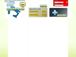 Screenshot sito: WebcamItaly