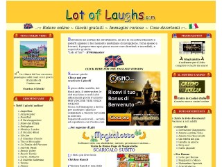 Screenshot sito: Lotoflaughs