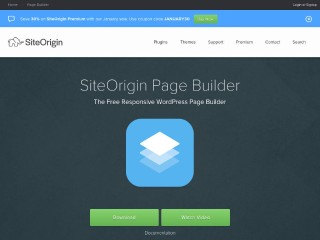 Screenshot sito: SiteOrigin