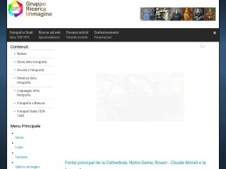 Screenshot sito: Gruppo Ricerca Immagine