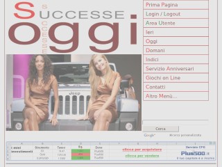 Screenshot sito: Successeoggi.it