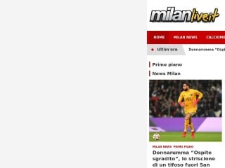 Screenshot sito: Milanlive.it