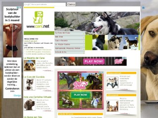 Screenshot sito: Cani.net