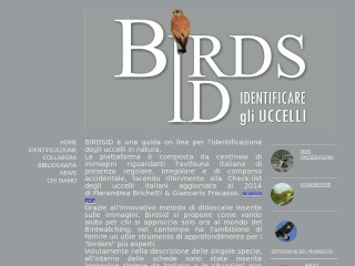 Screenshot sito: Birdsid.it