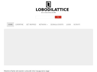Screenshot sito: Lobodilattice Magazine