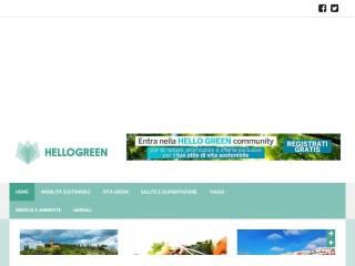 Screenshot sito: Hello! Green