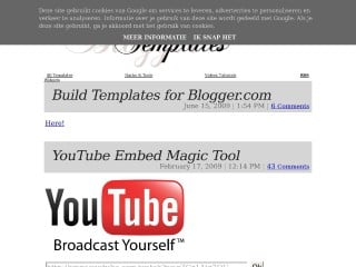 Screenshot sito: Blogger Templates