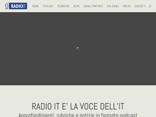 Screenshot sito: Radio IT
