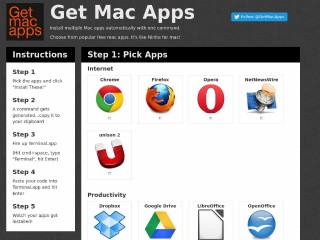Screenshot sito: Get Mac Apps