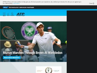 Screenshot sito: Masters-series.com