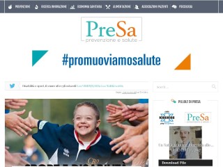 Screenshot sito: Prevenzione-Salute.it