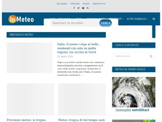 Screenshot sito: Inmeteo.net