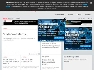Screenshot sito: Editor.html.it