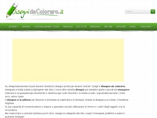 Screenshot sito: Disegnidacolorare.it