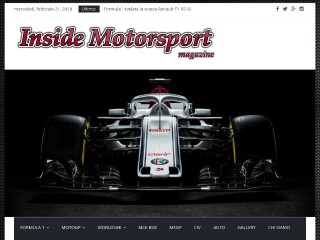Screenshot sito: Inside Motorsport Magazine