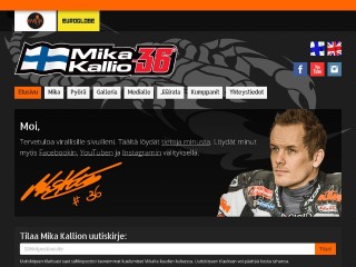 Screenshot sito: Mika Kallio