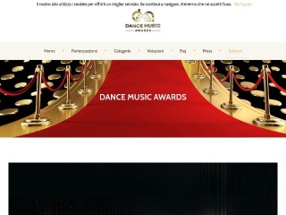 Screenshot sito: DanceMusicAwards.it