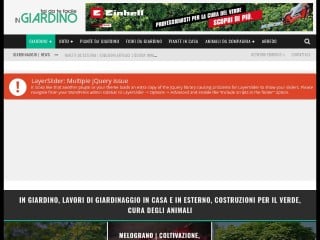 Screenshot sito: Fai da te in Giardino
