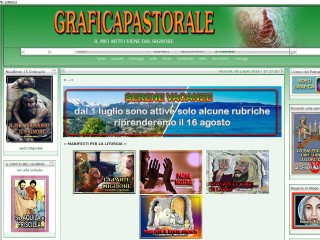 Screenshot sito: Grafica Pastorale