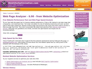 Screenshot sito: Web Page Analyzer