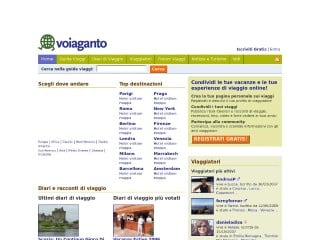 Screenshot sito: Voiaganto.it