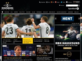 Screenshot sito: Rosenborg