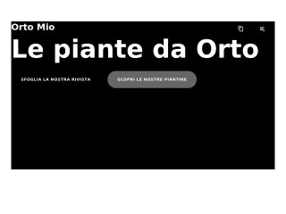 Screenshot sito: Ortomio.it