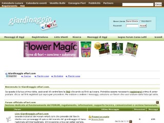 Screenshot sito: Giardinaggio Efiori.com