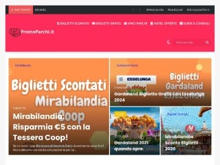 Screenshot sito: Promoparchi.it