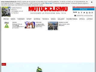 Screenshot sito: Motociclismo Online