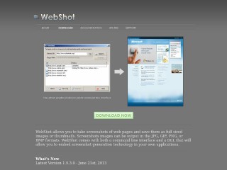 Screenshot sito: WebShot