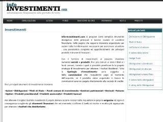 Screenshot sito: Info-investimenti.com