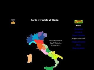 Screenshot sito: Carta stradale d'Italia 