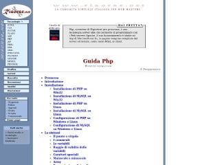 Screenshot sito: Risorse.net Php