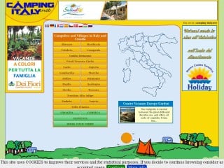 Screenshot sito: Camping-Italy.net