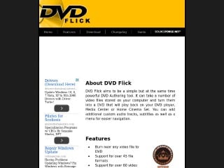 Screenshot sito: DVD flick