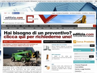 Screenshot sito: Edilizia.com