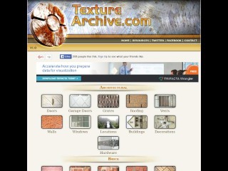 Screenshot sito: Texturearchive.com