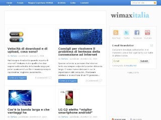 Screenshot sito: Wimax-italia.it