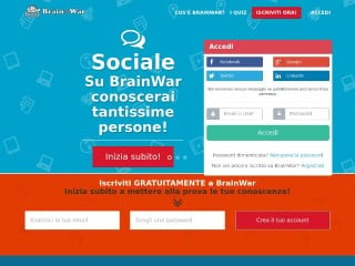 Screenshot sito: BrainWar.it