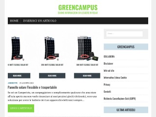 Screenshot sito: Greencampus.it
