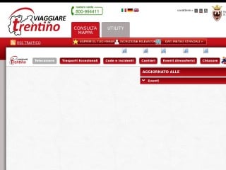 Screenshot sito: Viaggiareintrentino.it