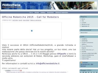 Screenshot sito: Roboitalia.com