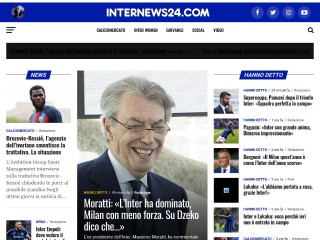 Screenshot sito: Inter news 24