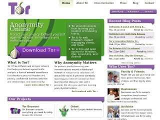 Screenshot sito: Tor
